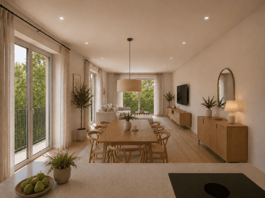 MEERZEIT STEINHUDE | Neubau Balkonwohnung mit Aufzug und Carport, Wunstorf